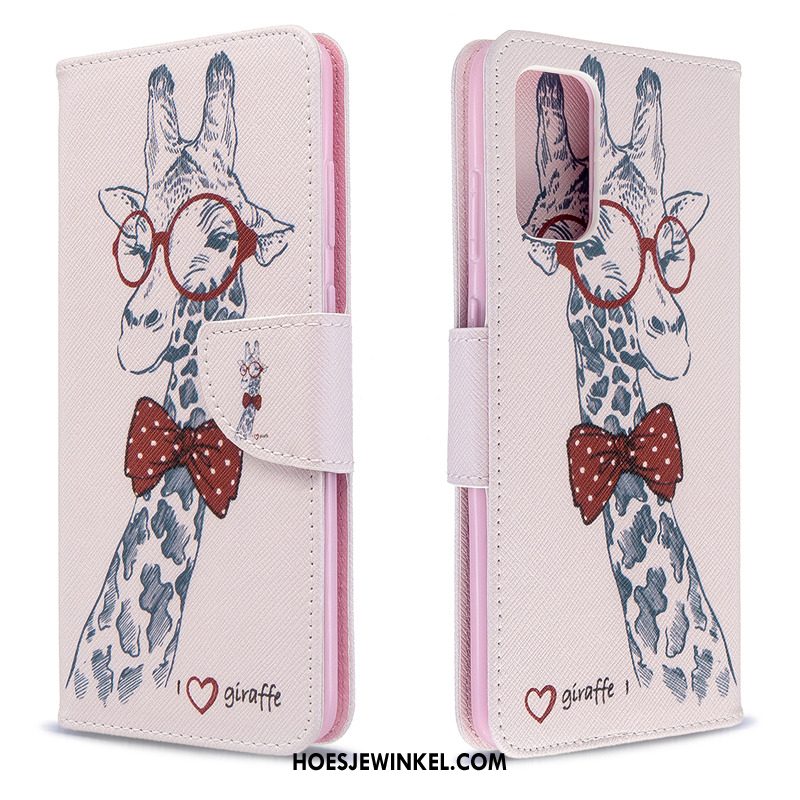 Samsung Galaxy S20 Hoesje Geschilderd Hoes Wit, Samsung Galaxy S20 Hoesje Ster Folio