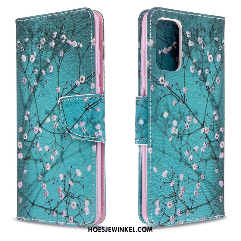 Samsung Galaxy S20 Hoesje Geschilderd Hoes Wit, Samsung Galaxy S20 Hoesje Ster Folio