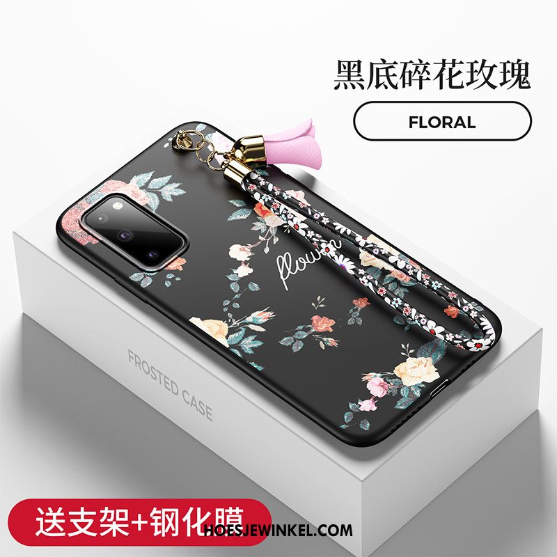 Samsung Galaxy S20 Hoesje Hoes Trendy Merk Eenvoudige, Samsung Galaxy S20 Hoesje Bloemen Scheppend