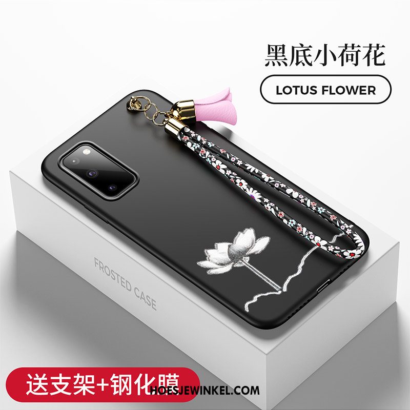 Samsung Galaxy S20 Hoesje Hoes Trendy Merk Eenvoudige, Samsung Galaxy S20 Hoesje Bloemen Scheppend