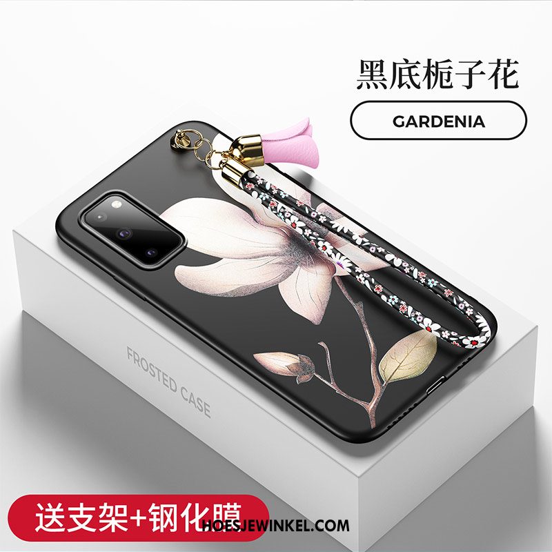 Samsung Galaxy S20 Hoesje Hoes Trendy Merk Eenvoudige, Samsung Galaxy S20 Hoesje Bloemen Scheppend