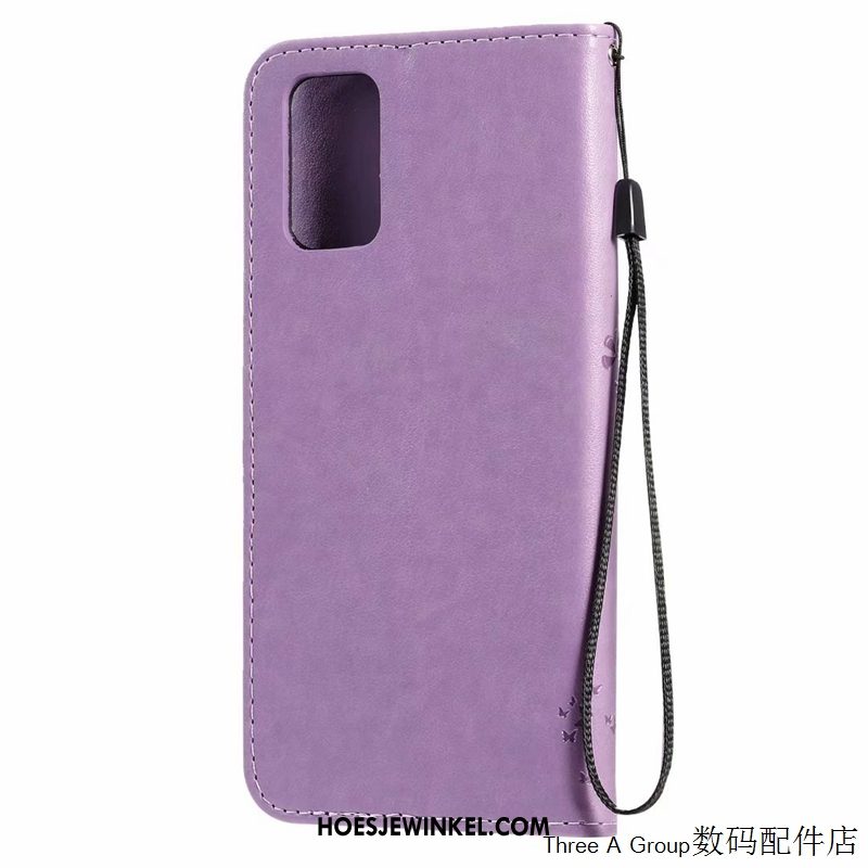 Samsung Galaxy S20 Hoesje Mooie Bescherming Purper, Samsung Galaxy S20 Hoesje Ster Clamshell