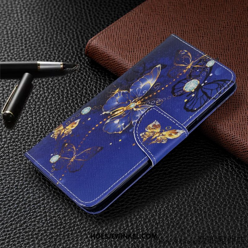 Samsung Galaxy S20+ Hoesje Spotprent Mooie Anti-fall, Samsung Galaxy S20+ Hoesje Mobiele Telefoon Blauw