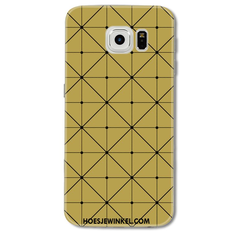 Samsung Galaxy S6 Edge Hoesje Groen Siliconen All Inclusive, Samsung Galaxy S6 Edge Hoesje Ster Mobiele Telefoon