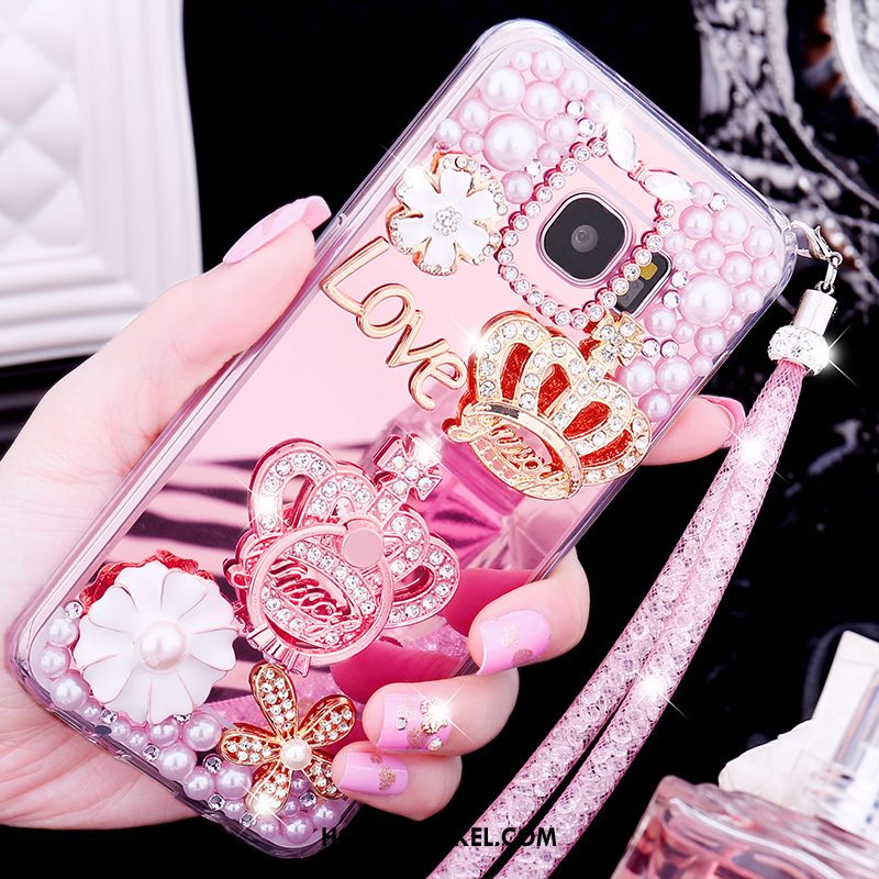 Samsung Galaxy S6 Edge Hoesje Hanger Mobiele Telefoon Siliconen, Samsung Galaxy S6 Edge Hoesje Met Strass Hoes