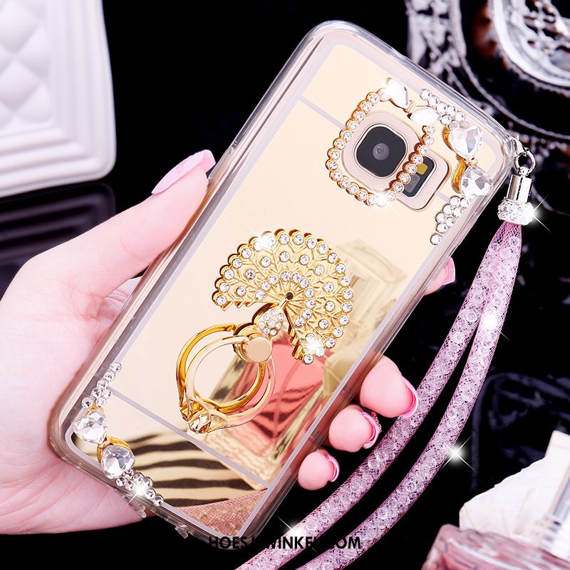 Samsung Galaxy S6 Edge Hoesje Hanger Mobiele Telefoon Siliconen, Samsung Galaxy S6 Edge Hoesje Met Strass Hoes