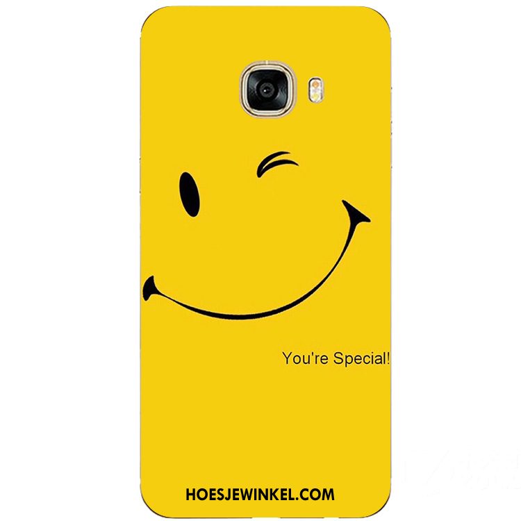 Samsung Galaxy S6 Edge Hoesje Siliconen Super Schattig Zacht, Samsung Galaxy S6 Edge Hoesje Mobiele Telefoon Smiley