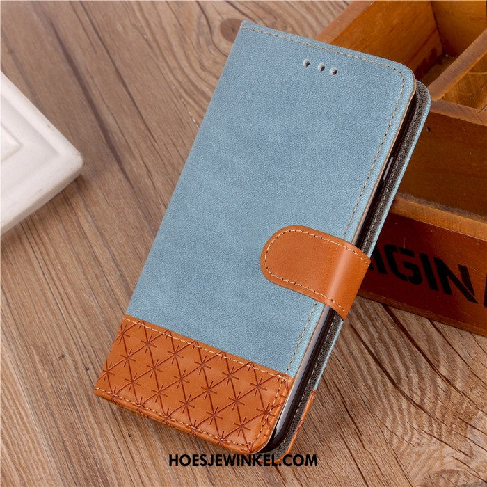 Samsung Galaxy S6 Hoesje Anti-fall Folio Leren Etui, Samsung Galaxy S6 Hoesje Trend Grijs