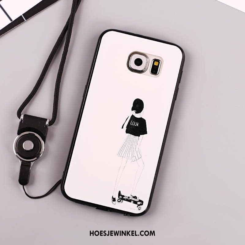 Samsung Galaxy S6 Hoesje Bescherming Anti-fall Hoes, Samsung Galaxy S6 Hoesje Siliconen Hanger