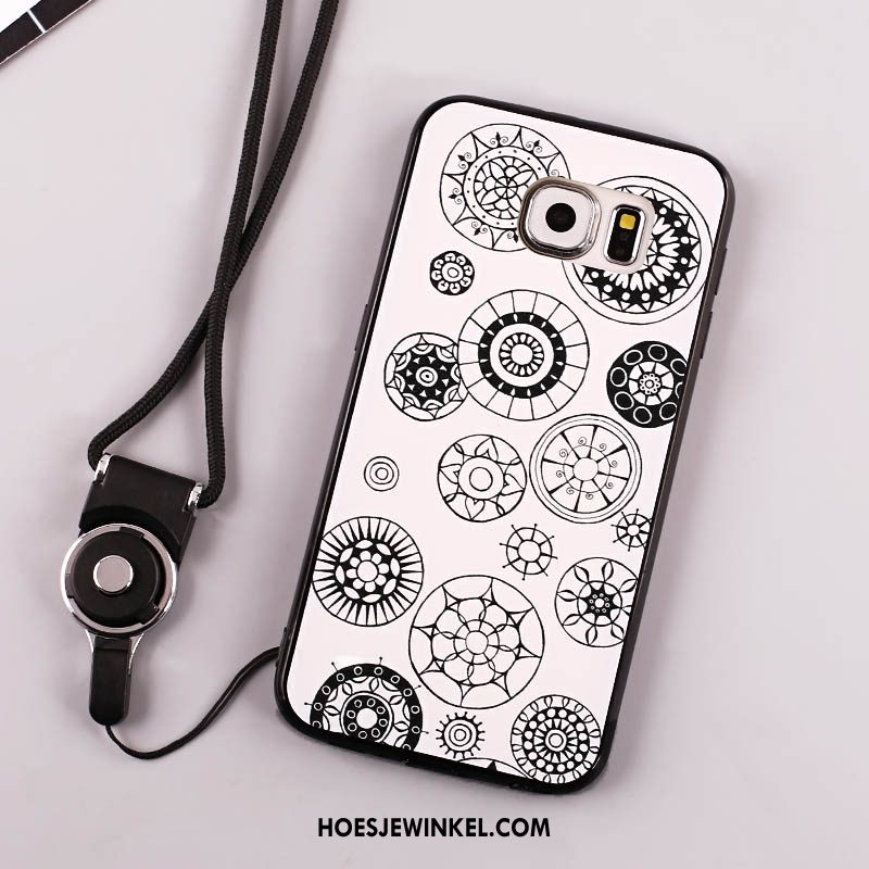 Samsung Galaxy S6 Hoesje Bescherming Anti-fall Hoes, Samsung Galaxy S6 Hoesje Siliconen Hanger