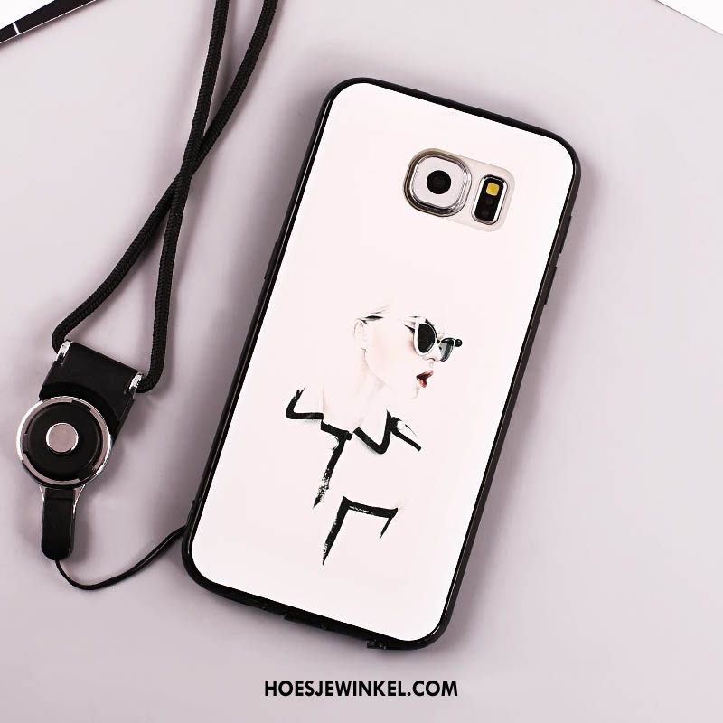 Samsung Galaxy S6 Hoesje Bescherming Anti-fall Hoes, Samsung Galaxy S6 Hoesje Siliconen Hanger