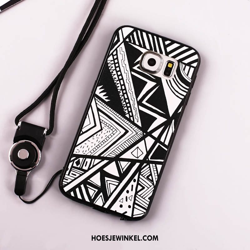 Samsung Galaxy S6 Hoesje Bescherming Anti-fall Hoes, Samsung Galaxy S6 Hoesje Siliconen Hanger