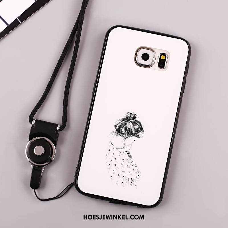 Samsung Galaxy S6 Hoesje Bescherming Anti-fall Hoes, Samsung Galaxy S6 Hoesje Siliconen Hanger