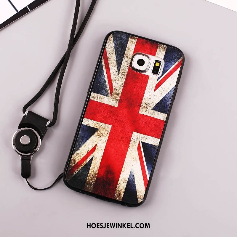 Samsung Galaxy S6 Hoesje Bescherming Anti-fall Hoes, Samsung Galaxy S6 Hoesje Siliconen Hanger