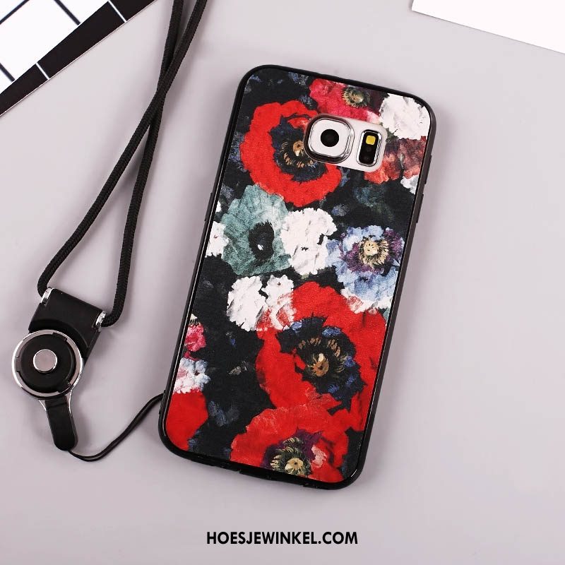 Samsung Galaxy S6 Hoesje Bescherming Anti-fall Hoes, Samsung Galaxy S6 Hoesje Siliconen Hanger