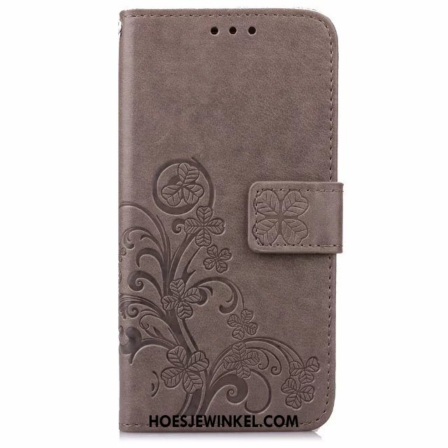 Samsung Galaxy S6 Hoesje Bescherming Leren Etui Zacht, Samsung Galaxy S6 Hoesje Anti-fall Zwart