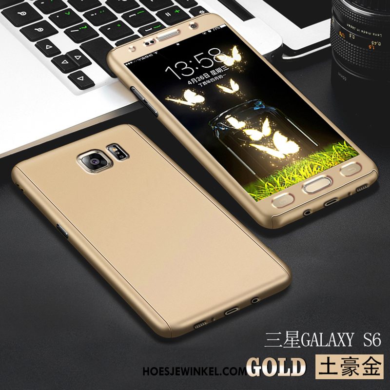 Samsung Galaxy S6 Hoesje Bescherming Zwart Hoes, Samsung Galaxy S6 Hoesje Hard Schrobben