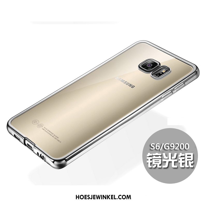 Samsung Galaxy S6 Hoesje Dun Bescherming Siliconen, Samsung Galaxy S6 Hoesje Zacht Rose Goud