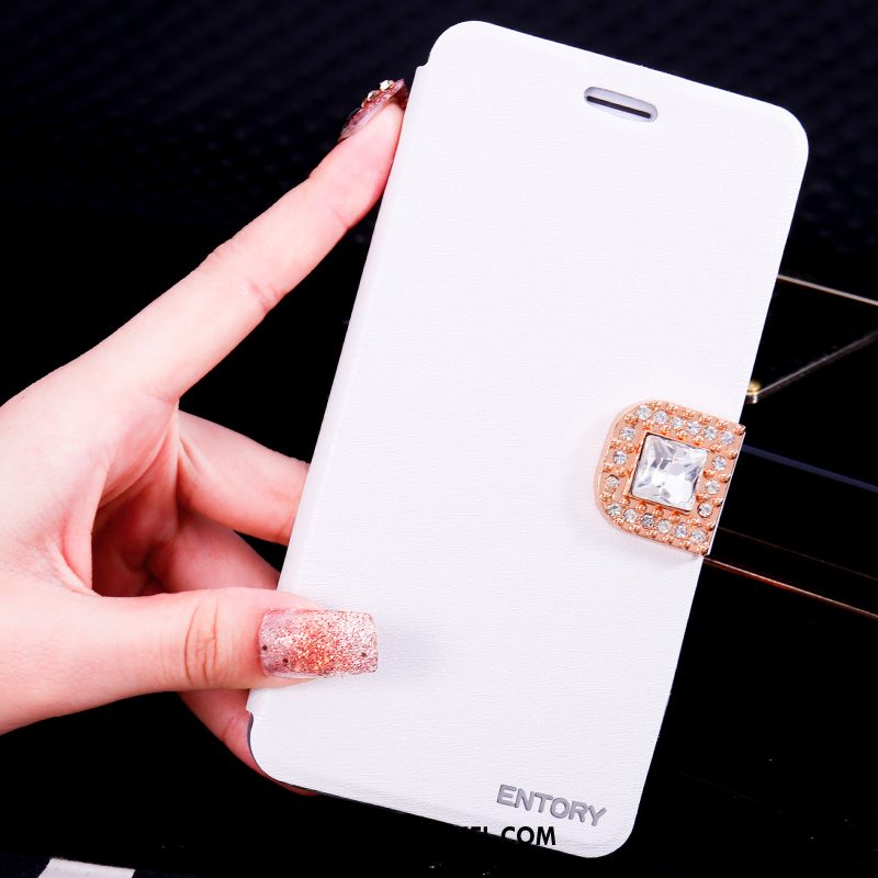 Samsung Galaxy S6 Hoesje Folio Mobiele Telefoon Strass, Samsung Galaxy S6 Hoesje Met Strass Goud