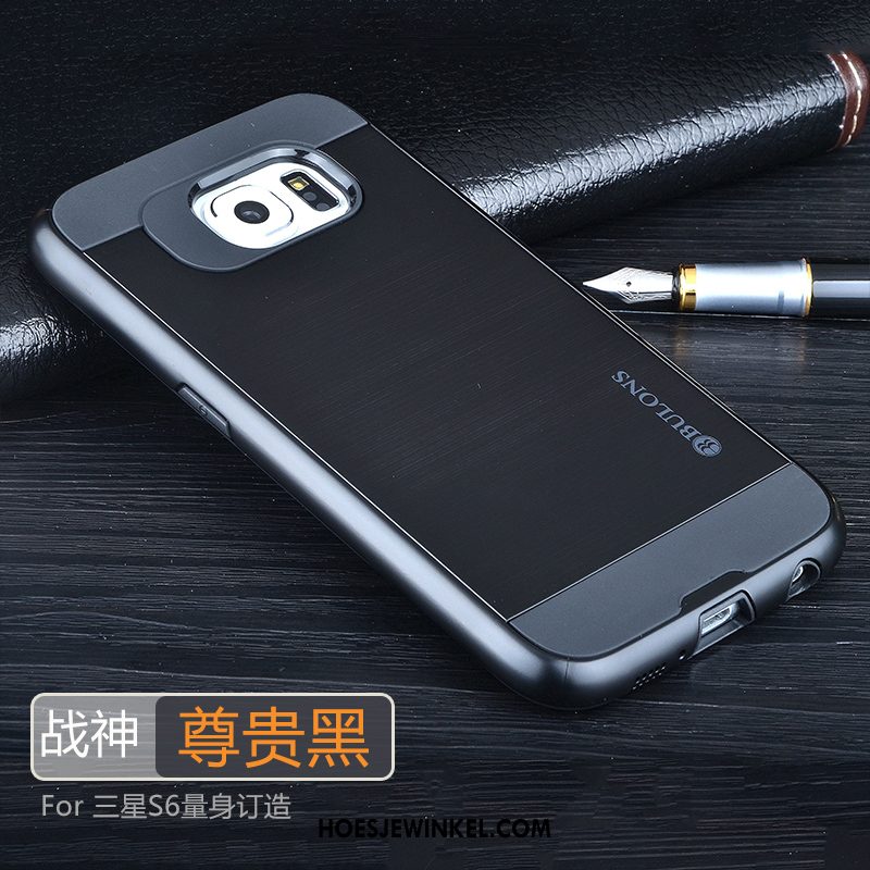 Samsung Galaxy S6 Hoesje Goud Mobiele Telefoon Anti-fall, Samsung Galaxy S6 Hoesje Siliconen Hoes