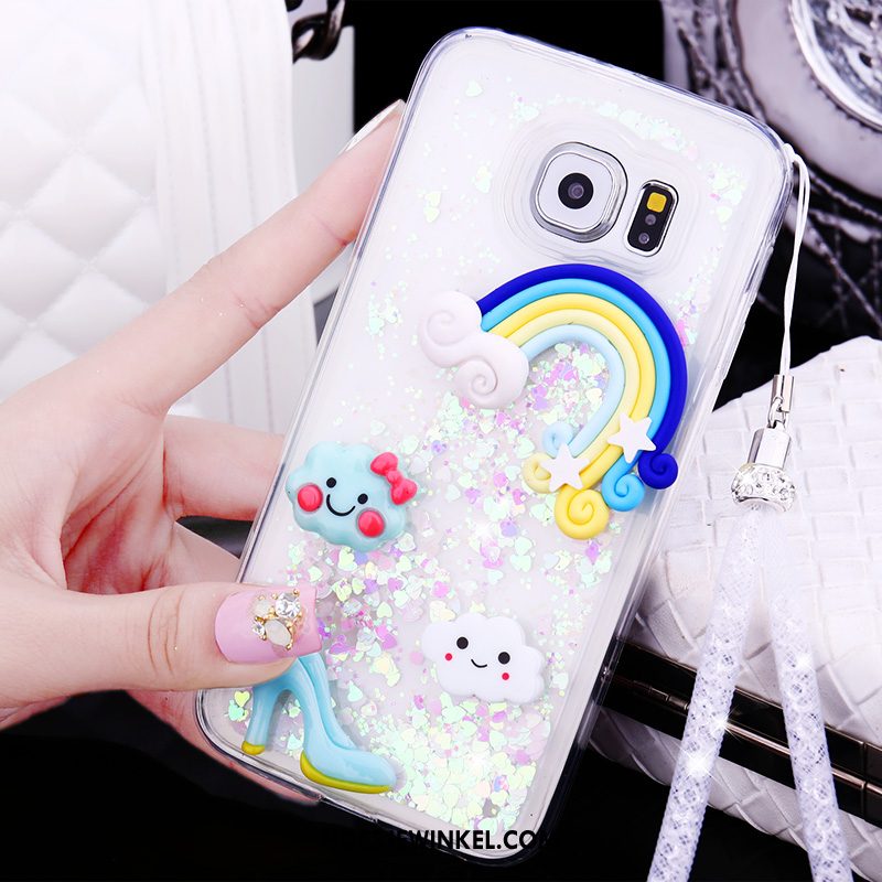 Samsung Galaxy S6 Hoesje Hanger Ster Siliconen, Samsung Galaxy S6 Hoesje Mobiele Telefoon Hoes