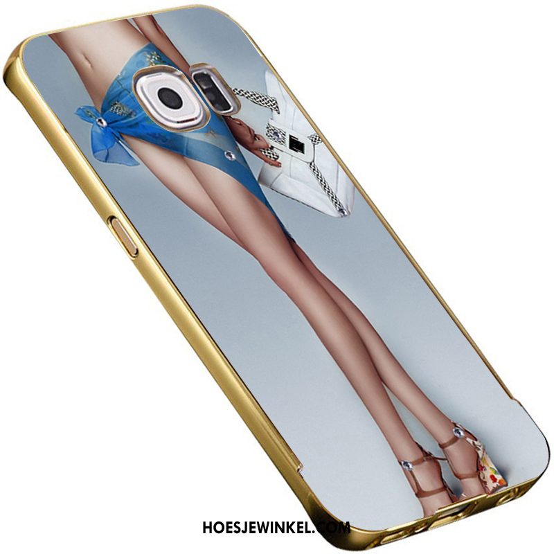 Samsung Galaxy S6 Hoesje Hoes Bescherming Spiegel, Samsung Galaxy S6 Hoesje Driedimensionaal Reliëf