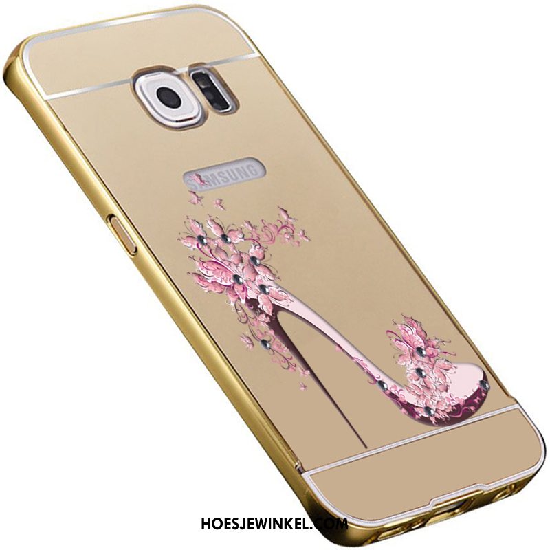 Samsung Galaxy S6 Hoesje Hoes Bescherming Spiegel, Samsung Galaxy S6 Hoesje Driedimensionaal Reliëf