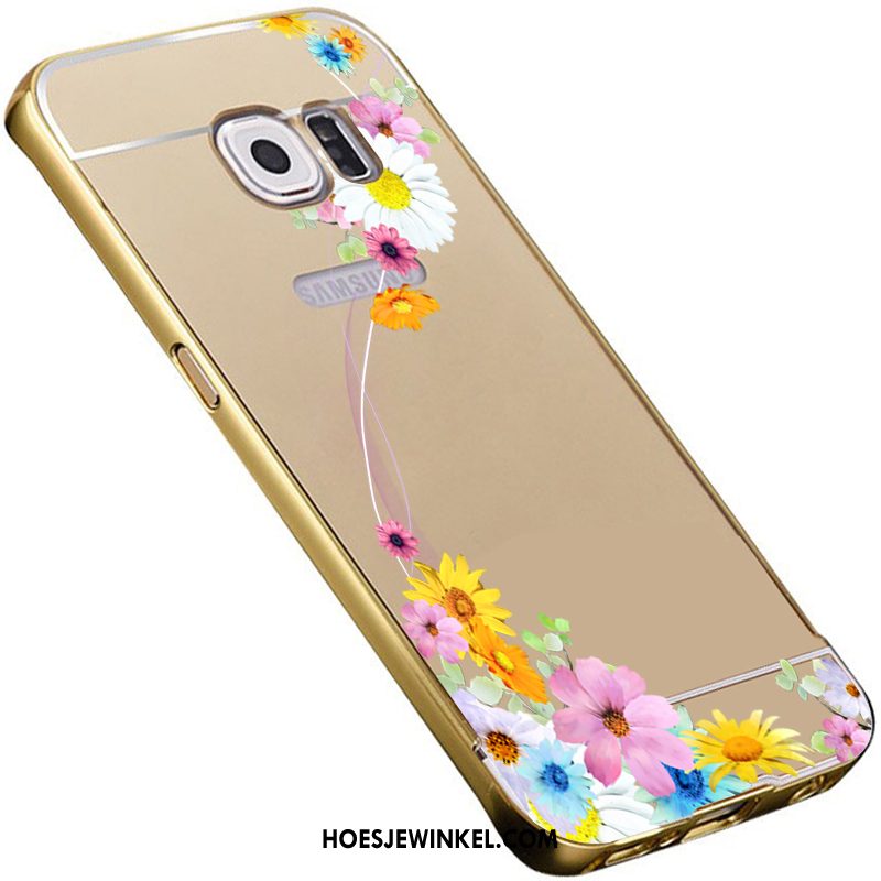 Samsung Galaxy S6 Hoesje Hoes Bescherming Spiegel, Samsung Galaxy S6 Hoesje Driedimensionaal Reliëf