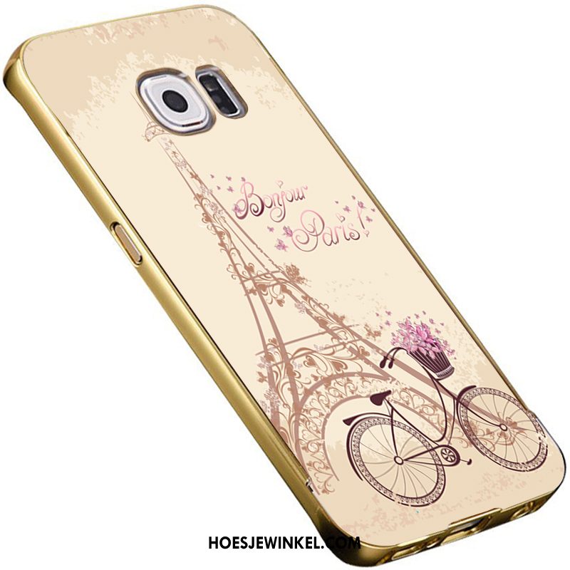 Samsung Galaxy S6 Hoesje Hoes Bescherming Spiegel, Samsung Galaxy S6 Hoesje Driedimensionaal Reliëf