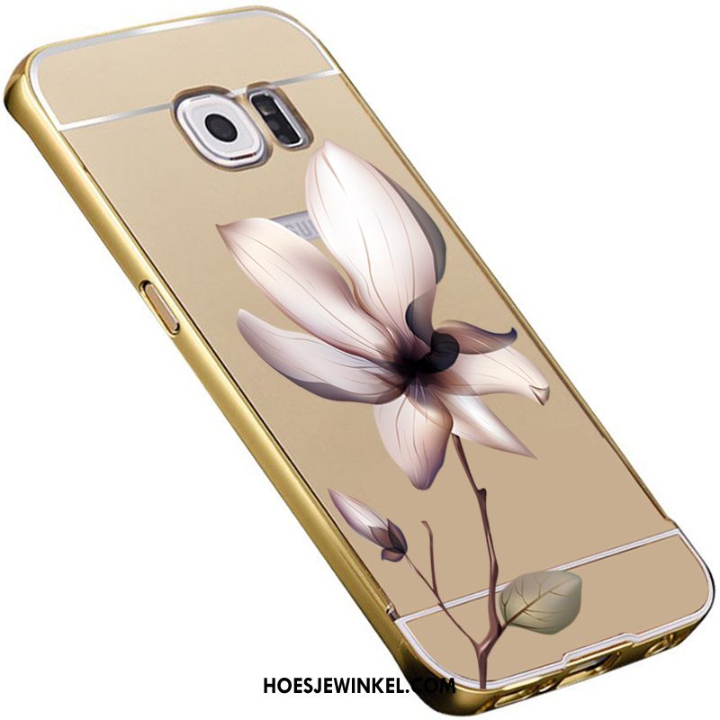 Samsung Galaxy S6 Hoesje Hoes Bescherming Spiegel, Samsung Galaxy S6 Hoesje Driedimensionaal Reliëf