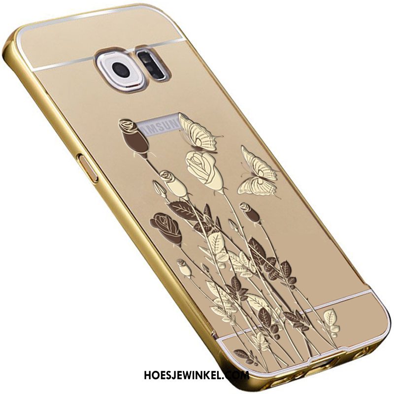 Samsung Galaxy S6 Hoesje Hoes Bescherming Spiegel, Samsung Galaxy S6 Hoesje Driedimensionaal Reliëf