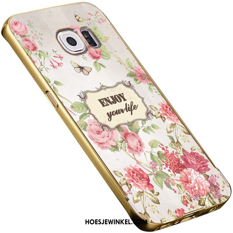 Samsung Galaxy S6 Hoesje Hoes Bescherming Spiegel, Samsung Galaxy S6 Hoesje Driedimensionaal Reliëf