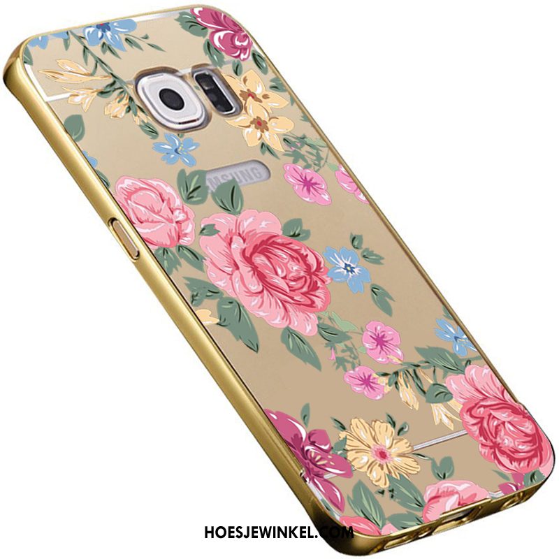 Samsung Galaxy S6 Hoesje Hoes Bescherming Spiegel, Samsung Galaxy S6 Hoesje Driedimensionaal Reliëf