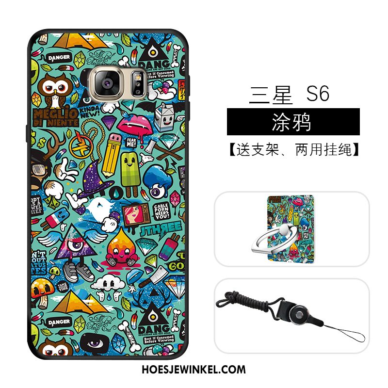 Samsung Galaxy S6 Hoesje Hoes Ster Zacht, Samsung Galaxy S6 Hoesje Anti-fall Mobiele Telefoon