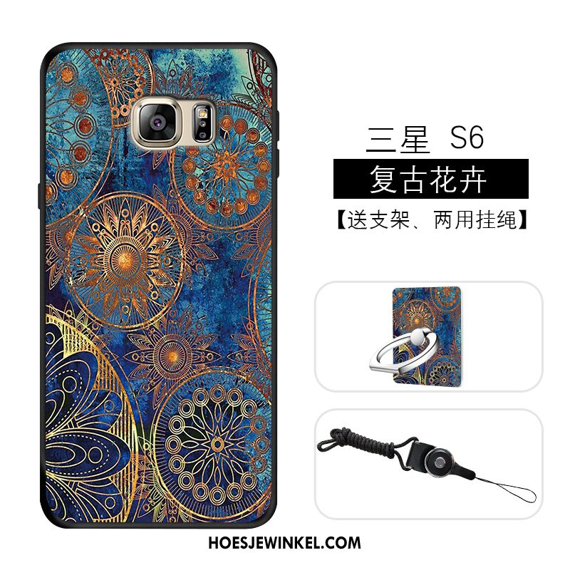 Samsung Galaxy S6 Hoesje Hoes Ster Zacht, Samsung Galaxy S6 Hoesje Anti-fall Mobiele Telefoon