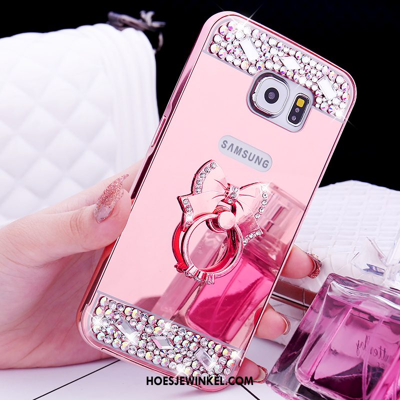 Samsung Galaxy S6 Hoesje Mobiele Telefoon Bescherming Hoes, Samsung Galaxy S6 Hoesje Ster Mini Champagner Farbe