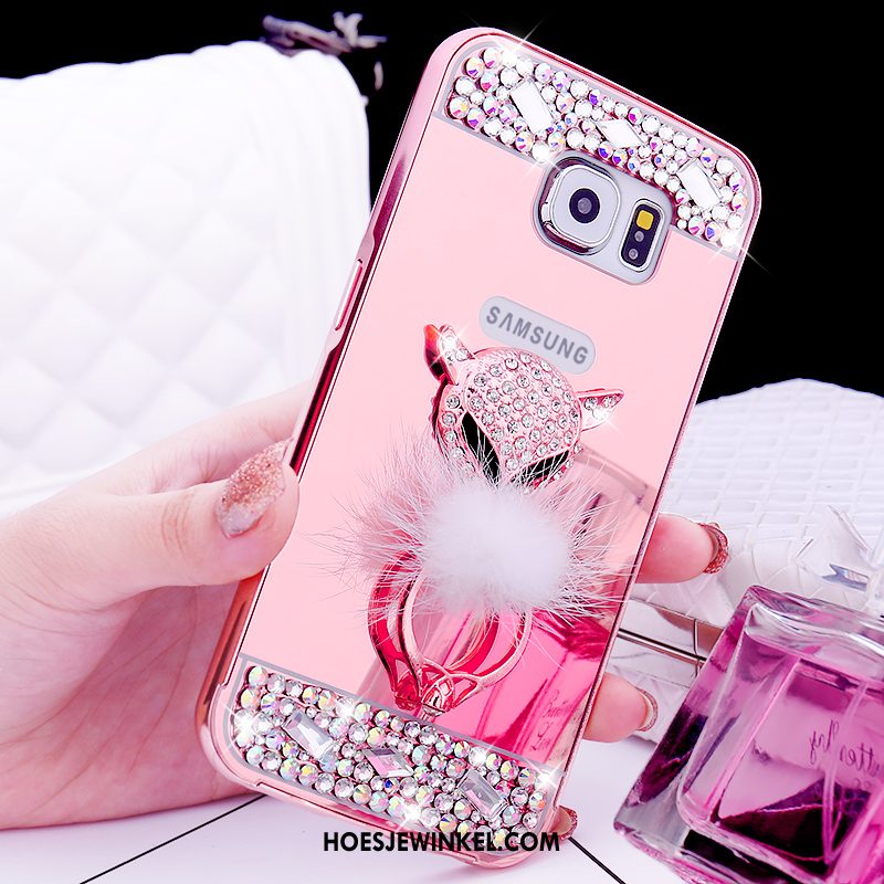 Samsung Galaxy S6 Hoesje Mobiele Telefoon Bescherming Hoes, Samsung Galaxy S6 Hoesje Ster Mini Champagner Farbe