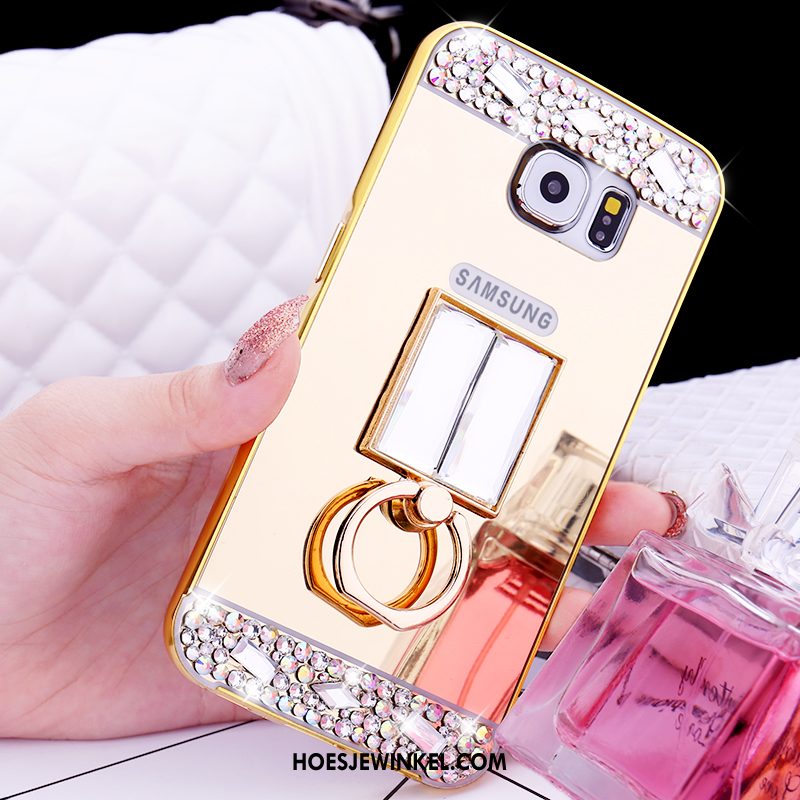 Samsung Galaxy S6 Hoesje Mobiele Telefoon Bescherming Hoes, Samsung Galaxy S6 Hoesje Ster Mini Champagner Farbe