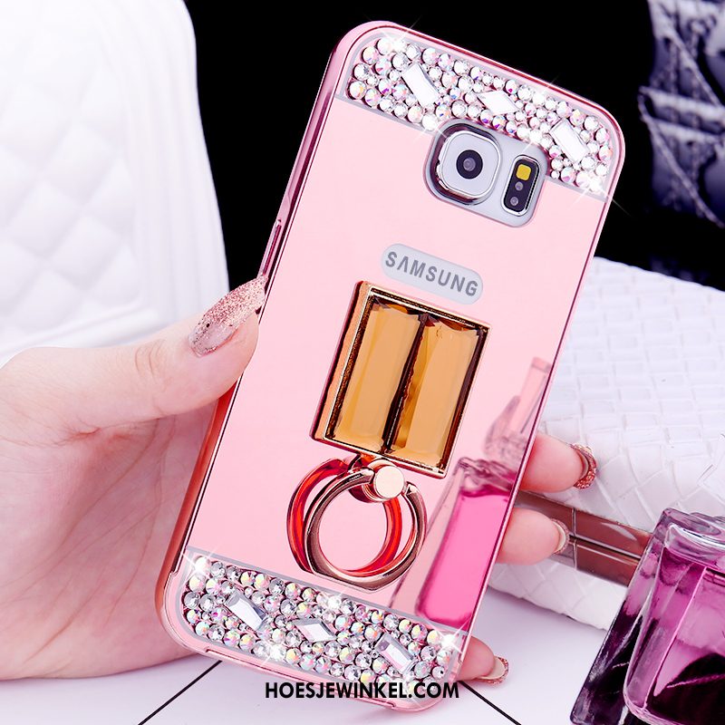 Samsung Galaxy S6 Hoesje Mobiele Telefoon Bescherming Hoes, Samsung Galaxy S6 Hoesje Ster Mini Champagner Farbe