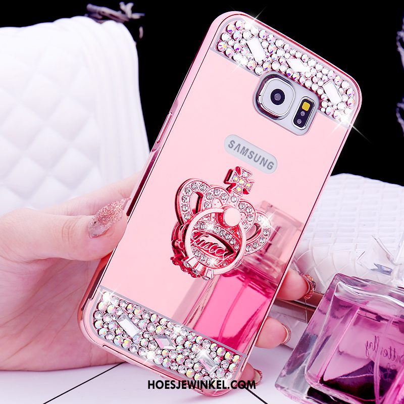 Samsung Galaxy S6 Hoesje Mobiele Telefoon Bescherming Hoes, Samsung Galaxy S6 Hoesje Ster Mini Champagner Farbe