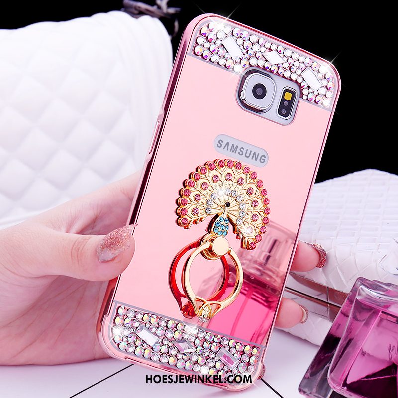 Samsung Galaxy S6 Hoesje Mobiele Telefoon Bescherming Hoes, Samsung Galaxy S6 Hoesje Ster Mini Champagner Farbe