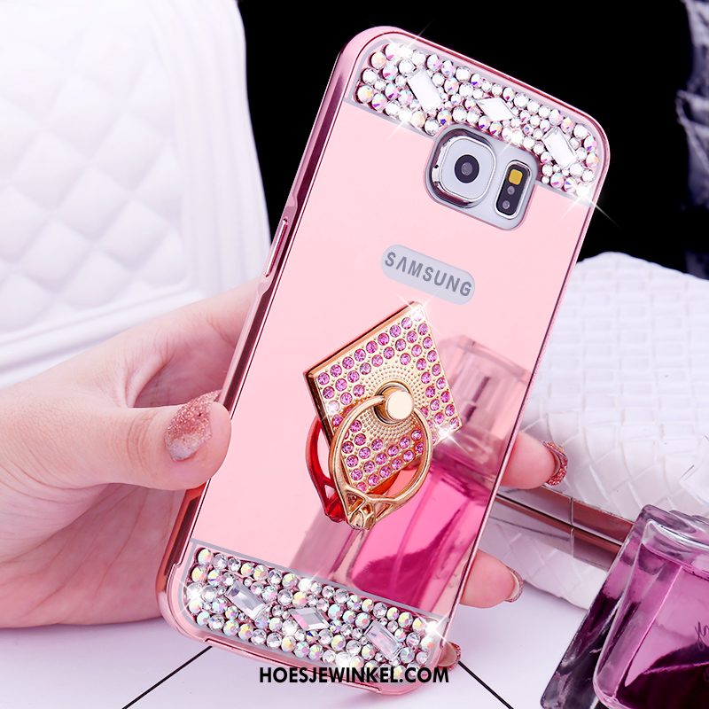 Samsung Galaxy S6 Hoesje Mobiele Telefoon Bescherming Hoes, Samsung Galaxy S6 Hoesje Ster Mini Champagner Farbe
