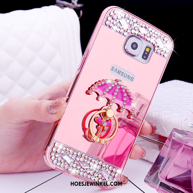 Samsung Galaxy S6 Hoesje Mobiele Telefoon Bescherming Hoes, Samsung Galaxy S6 Hoesje Ster Mini Champagner Farbe