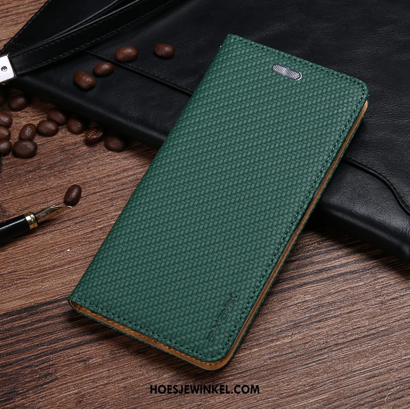 Samsung Galaxy S6 Hoesje Mobiele Telefoon Folio Ster, Samsung Galaxy S6 Hoesje Echt Leer Groen