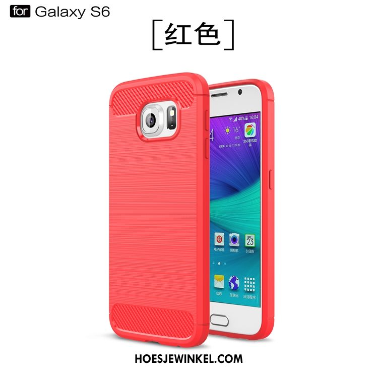 Samsung Galaxy S6 Hoesje Ster Anti-fall Hoes, Samsung Galaxy S6 Hoesje Mobiele Telefoon Siliconen