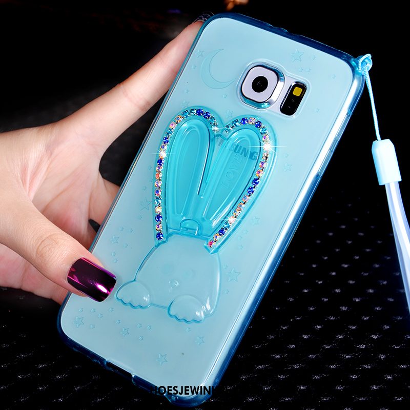 Samsung Galaxy S6 Hoesje Ster Hoes Mobiele Telefoon, Samsung Galaxy S6 Hoesje Met Strass Bescherming