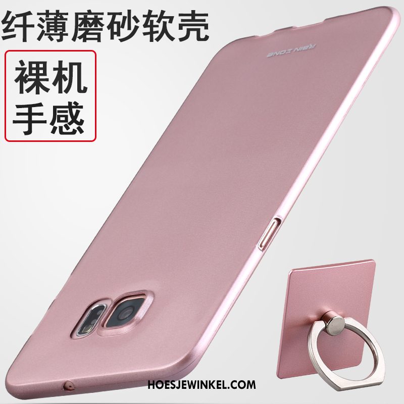 Samsung Galaxy S6 Hoesje Ster Mobiele Telefoon Hoes, Samsung Galaxy S6 Hoesje Rood Zacht