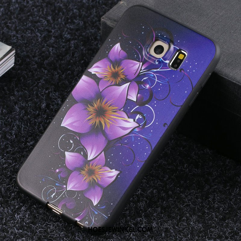 Samsung Galaxy S6 Hoesje Zacht Ster Bescherming, Samsung Galaxy S6 Hoesje Siliconen Persoonlijk Braun