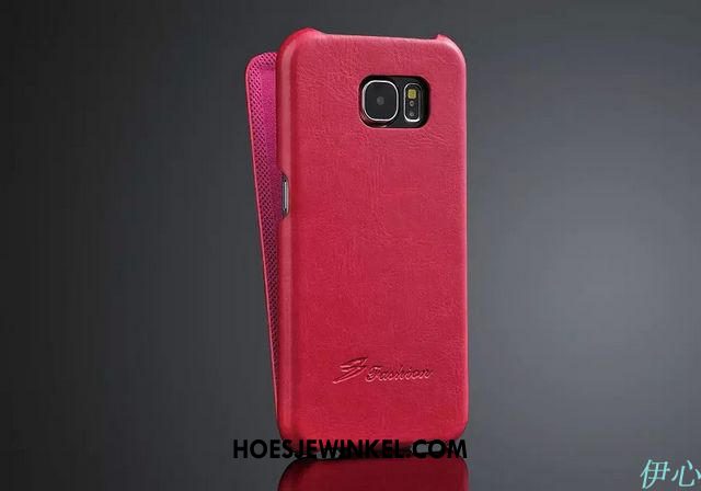 Samsung Galaxy S7 Edge Hoesje Folio Dun Hoes, Samsung Galaxy S7 Edge Hoesje Bescherming Mobiele Telefoon Braun