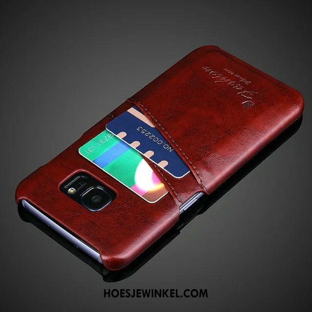 Samsung Galaxy S7 Edge Hoesje Mobiele Telefoon Achterklep Rood, Samsung Galaxy S7 Edge Hoesje Bescherming Ster